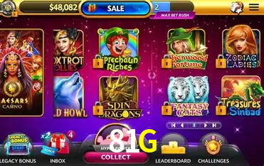 Catálogo de jogos 81G com fornecedores Pragmatic Play, Evolution, NetEnt